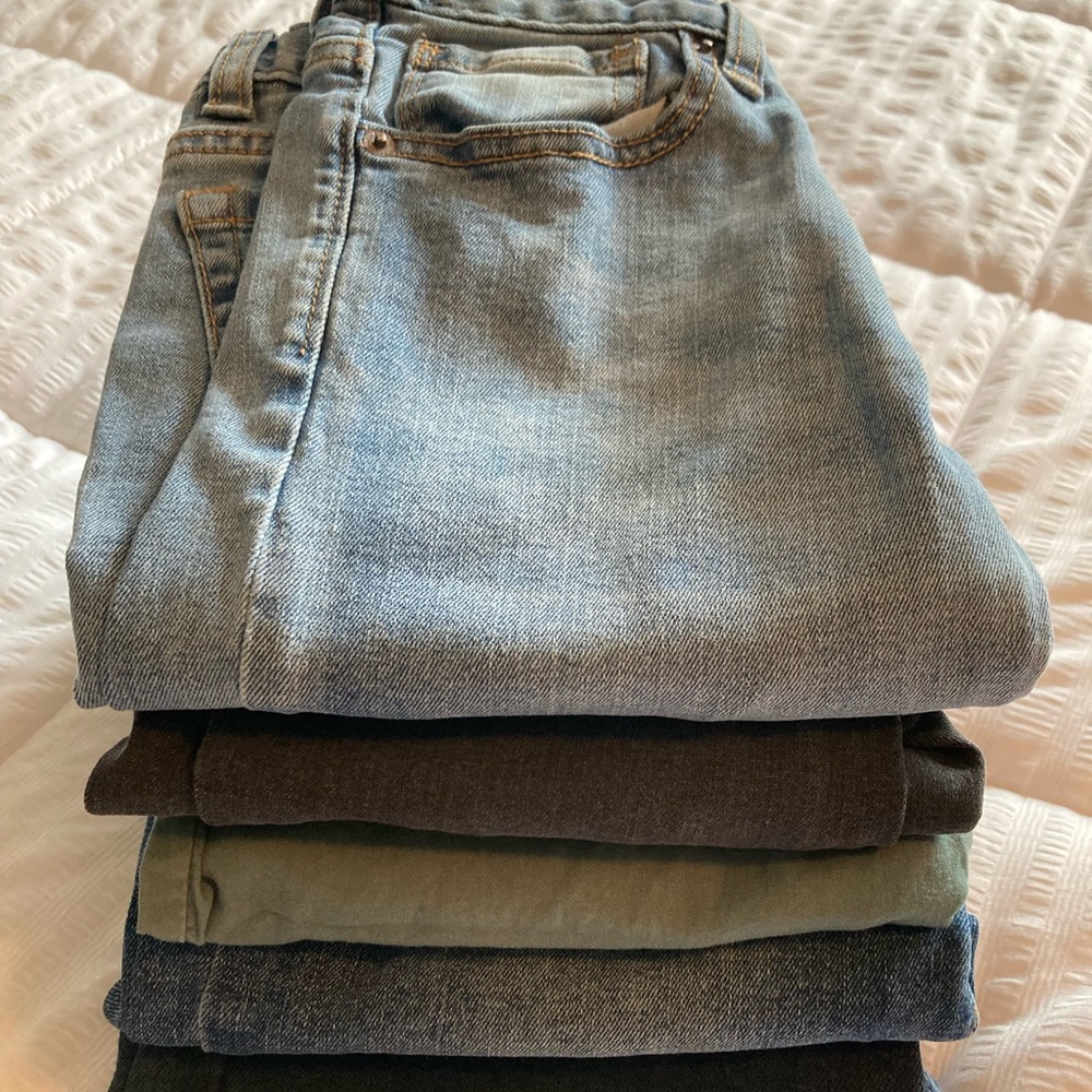 Big bundle of boys jeans and pants